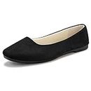 Padgene Women's Casual Square Toe Ballet Flats, Ladies Ballerina Flats Girls Fashionable Ballet Pumps Dolly Shoes Womens Stylish Comfy Office Driving Flat Shoes Slip On Loafers