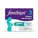 Femibion 3 Stillzeit, Tägliches Nahrungsergänzung für die Laktation, Mit Cholin, DHA, Folsäure, Metafolin, 8-Wochen-Pack, 2 x 56 Stück