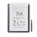 Wacom CDS-810S Bamboo Slate Smartpad A4, Large Notepad (with digitization function including stylus with ballpoint refill, suitable for Android & Apple), medium grey