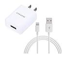 Wall Charger Plug and 1.5 Cable Compatible for iPhone 6 7 8 6S Plus 5S 5 5C XR XS 11