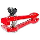Oscar Hand Held Vise Jewelry Making Heavy-Duty Jaw Tool Vice 100mm Precision Red, Iron 1 Pc Only