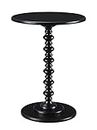 Convenience Concepts Palm Beach Spindle Table, Black Finish