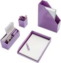 Organizadores y accesorios de escritorio púrpura BOLDFOX suministros de oficina linda organización de escritorio