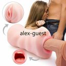 Real Vagina for Men Easy Pussy Mouth Oral Sex Cup Male Masturbator Vibrators