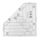 Stripology Ruler, Grids Quilt Ruler Professional Acrylic Precise Scale Household Sewing Ruler for DIY Sewing Accessories