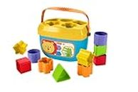 Fisher-Price Bloques infantiles, juguete para bebé +6 meses, diez bloques de colores para ordenar, apilar y encajar, motricidad fina., colores, formas, FFC84