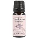 Nikura Indian Frankincense (Serrata) Essential Oil - 10ml | 100% Pure Natural Oils | Perfect for Aromatherapy, Diffusers, Humidifier, Bath | Great for Self Care, Skin | Vegan & UK Made