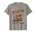 Drôle Beaver Animal Dam Good Time T-Shirt