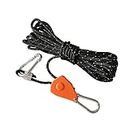 LOOM TREE® Rope Hanger Ratchet Tightener Grow Light Hangers for Outdoor Canopy Climbing 4M Black | Outdoor Sports | Camping & Hiking | Tents & Canopies | Tent & Canopy Accessories