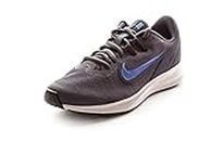 Nike Unisex Downshifter 9 Grade School Running Shoe, Gridiron/Mountain Blue-Black, 5Y Regular US Big Kid