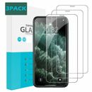 3x for Apple iPhone tempered glass protective glass screen protector film tanks 9H real glass