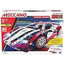 Meccano 25-in-1 Motorized Supercar STEM Model Building Kit with 347 Parts, Real Tools and Working Lights, Kids Toys for Ages 10 and Up