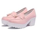 FASHIMO Women's Formal Shoes (0_Pink_8 UK, 41 EU)