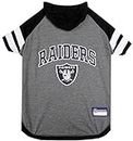 Pets First NFL Oakland Raiders Hoodie for Dogs & Cats. | NFL Football Licensed Dog Hoody Tee Shirt, X-Small| Sports Hoody T-Shirt for Pets | Licensed Sporty Dog Shirt