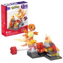 MEGA Pokémon Action Figure Building Toys, Charmander's Fire-Type Spin with 81 Pi
