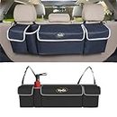 YoGi Prime Trunk organizer for all cars, hanging Trunk Storage Organizer Will Provides You The Most Storage Space Possible, Use It As A Back Seat Storage Car Cargo Organizer