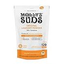 Molly's Suds Original Laundry Detergent Powder | Natural Laundry Detergent for Sensitive Skin | Earth-Derived Ingredients, Stain Fighting | Citrus Grove Scented, 120 Loads