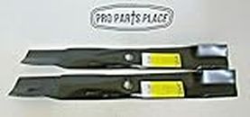 2 HI Lift Blades Compatible with John Deere AM137327 M154061 LA102 LA120 125 135 X300 X304 42"