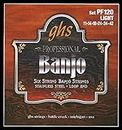 GHS PF120 Ensemble de 6 cordes Banjo Light
