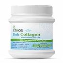 Athos Fish Collagen Peptide 100% Natural Fish Collagen, Marine Collagen, Collagen Peptide Powder (250 GM),best supplements for healthy skin, collagen for women & men