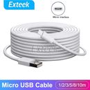 Long Micro USB Charging Charger Cable for android Smart Phone 1/2/3/5/6/7/8/10m