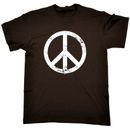 Peace Sign - Mens Funny Novelty T-Shirt Tshirts T Shirts Gift Gifts Ideas Tee