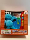 Pi Kids Sesame Street 50 Years Sing & Play Songbook & Cuddly Cookie Monster 