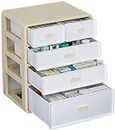 RELEMTRA Storage Box Drawer Covered Compartment for Household Wardrobe 4 Layers Household Appliances, Small Department Store, Bedroom, Rental House, Home Good Things, Dormitory, School Artifact