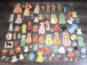 Colección de muñecas de papel vintage y accesorios de ropa para mujeres y niños años 30