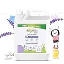 Koparo Natural Laundry Liquid Detergent | 5 Litres | Lavender Fragrance | Top Load, Front Load Washing Machine & Hand Wash Friendly | Organic & Eco-Friendly | Tough on Stains, Safe for Kids
