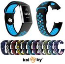 For Fitbit Charge 4 Strap 3 SE Band Breathable Vents Watch Silicone SMALL LARGE