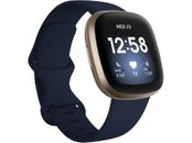 Smartwatch Fitbit Versa 3 MIDNIGHT/SOFT GOLD. GPS, Autonomía hasta 6 días.
