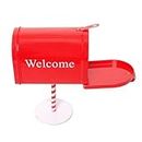 Home Decoration - Soporte para caja de correo electrónico, color rojo