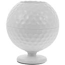 TEHAUX Funny Pen Holder Golf Ball Shaped Desk Pencil Cup Decorative Pen Organizer Container for Office Classroom Students Prize White