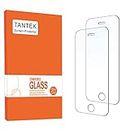 iPhone 5/5C/5S/SE Screen Protector,TANTEK [Anti-Bubble] [HD Ultra Clear] Premium Tempered Glass Screen Protector for iPhone 5,iPhone 5c,iPhone 5s,iPhone SE,-[2Pack]