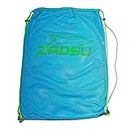 ZAOSU Netztasche Mesh-Bag |schwimmnetz Equipment Beutel Schwimmbeutel Erwachsene & Kinder, Farbe:blau
