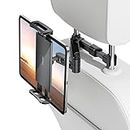 Car Headrest Tablet Mount Holder - Tryone Stretchable Backseat Tablets Stand for Kids Compatible with iPad Air Mini/Cell Phone/Galaxy Tab/Kindle Fire Hd/Switch Lite or Other 4.7-11" Device