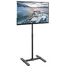 VIVO Tv Floor Stand for 13 to 50 Inch Flat Panel Led LCD Plasma Screens, Portable Display Height Adjustable Mount (Stand-Tv07)