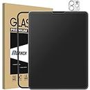 Mothca Matte Glass Screen Protector for iPad Pro 12.9-inch 6th/5th/4th/3rd Generation(2022/2021/2020/2018 Models) Anti-Glare & Anti-Fingerprint No Dazzling 9H Tempered Glass HD Shield Smooth as Silk