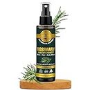 Sheer Veda Rosemary Water For Hair Growth,Hydrosol/Toner/Mist Spray For Glowing Skin & Shiny Hair 200ml (Rose Water, 1)