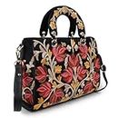 EVEDA Synthetic Leather Gorgeous Embroidery Stylish Design Shoulder Crossbody Hobo Women Handbag