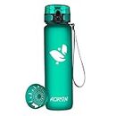 AORIN Sports Water Bottle - 750ml-Tritan Gym Bottle BPA-Free & Drinking Bottles, Leakproof，One Click Flip Lid/Kids,Adults,Gym,Outdoor Sport