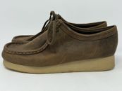 Zapatos Clarks Wallabees de cuero marrón para mujer talla 9 usados una vez
