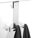 Cooeco Haken für Duschwand - Haken Dusche Glaswand Duschhaken Glasduschwand Badezimmer Haken Duschabzieher Halterung Handtücher Haken aus Edelstahl Duschwand für Dusche