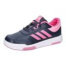 adidas Tensaur Sport Training Lace Shoes, Sneaker Unisex - Bambini e ragazzi, Shadow Navy Lucid Pink Bliss Pink, 37 1/3 EU