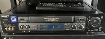 Sony SLV-EZ2000S VHS 6 Head Hi Fi Stereo VCR with Original Remote. Top Of Line