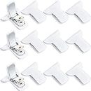 Padded Comforter Clips Duvet Clips White Padded Clips Blanket Fasteners to Secure Bedding for Preventing Comforters From Shifting Inside Duvet Cover, Sweet Sleeping (12 Pieces)