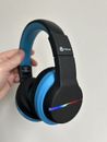 Auriculares plegables inalámbricos iClever Bluetooth para niños - azules