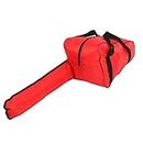 Chainsaw Bag, Oxford Bag Long Zipper Design Waterproof Chainsaw Bag Chainsaw Storage, Protect Chainsaw for Lumberjack for Home(red, 20 inches)