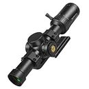 WestHunter Optics HD-S 1.2-6x24 IR PRO LPVO Riflescope - 30 mm Tube Red Green Illumination Mil-Dot Reticle 1/4 MOA Second Focal Plane Hunting Shooting Scope | Black, Picatinny Shooting Kit